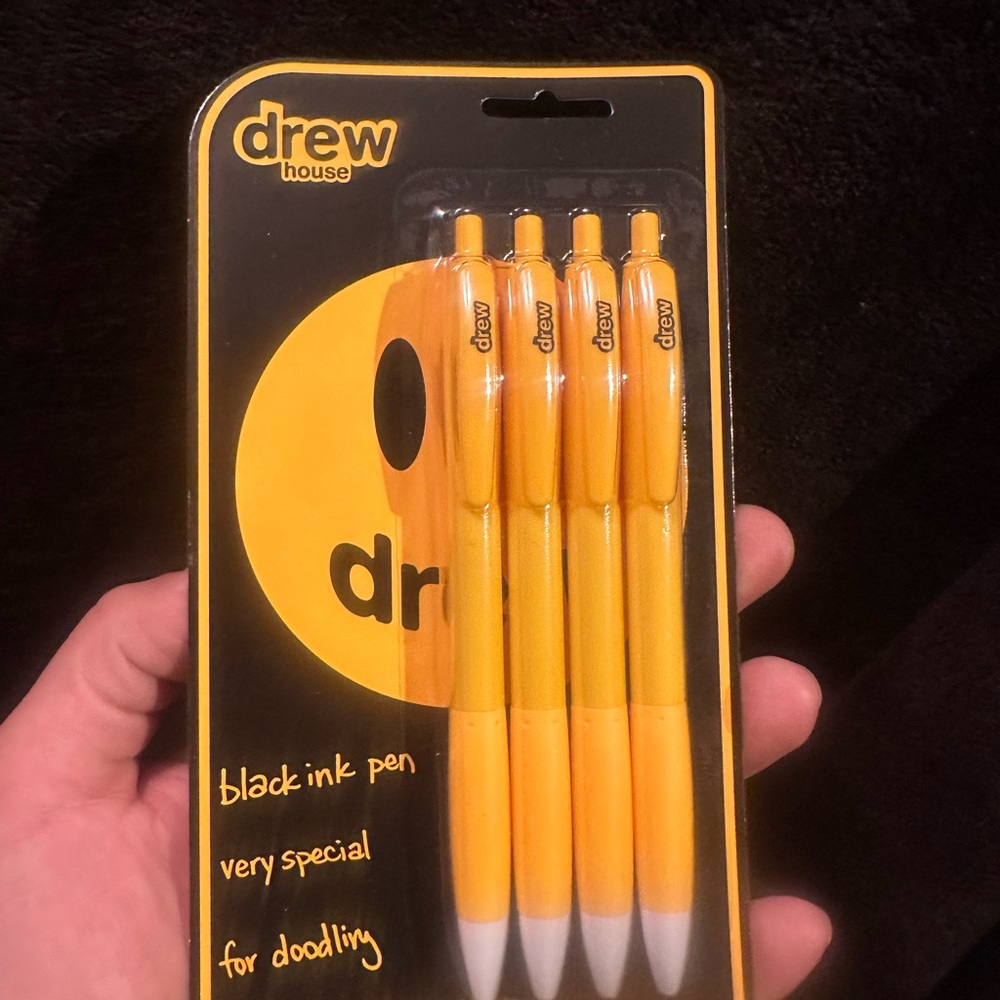 Drew House Yellow and Black Pens